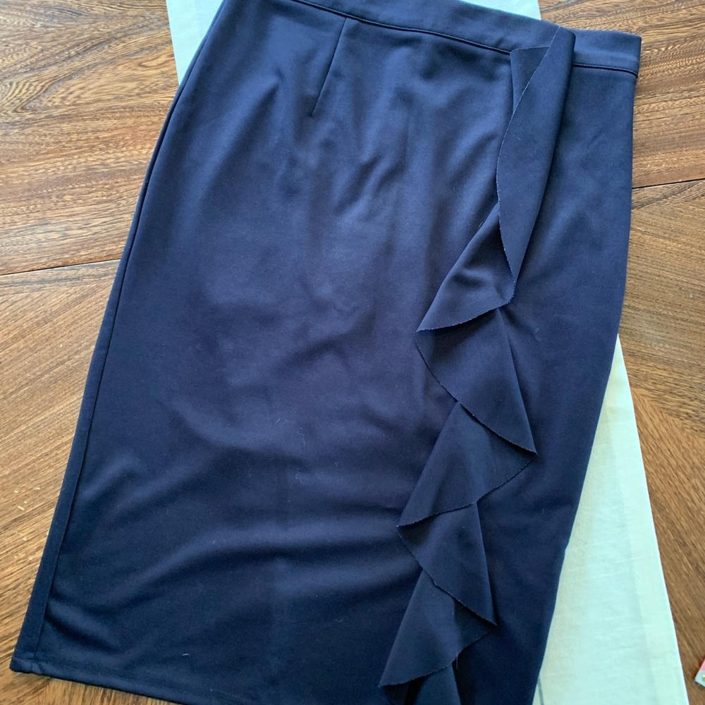 Grace Karin Ruffle Knee Length Pencil Skirt